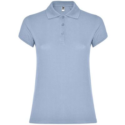 Polo Manga Corta Mujer Colores Azul Zen S