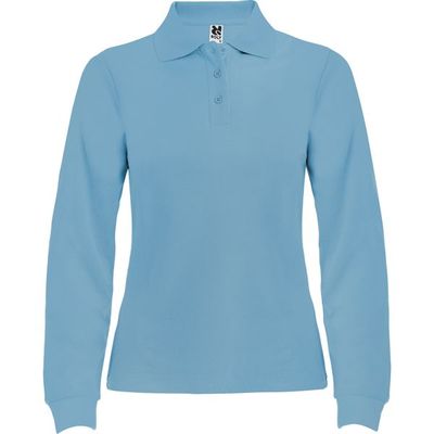 Polo mujer manga larga Celeste L