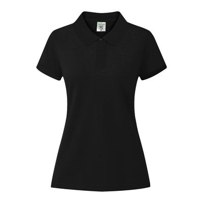 Polo Piqué Mujer 180g/m2 Neg S