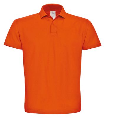 Polo hombre cuello canalé Orange Xl