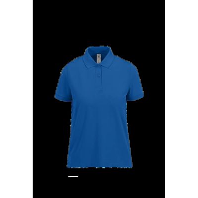 Polo mujer algodón preencogido Royal Blue S