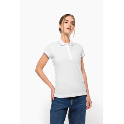 Polo mujer algodón con 5 botones