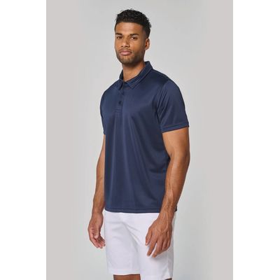 Polo transpirable hombre manga corta