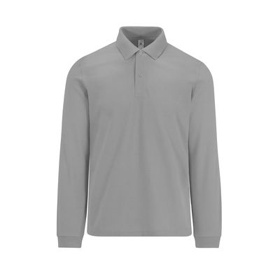 Polo manga larga hombre atemporal Sport Grey S