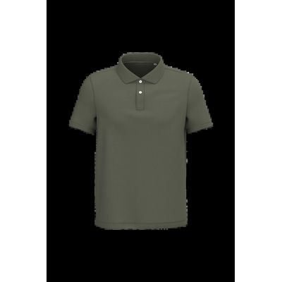 Polo algodón orgánico para hombre Organic Khaki 4Xl