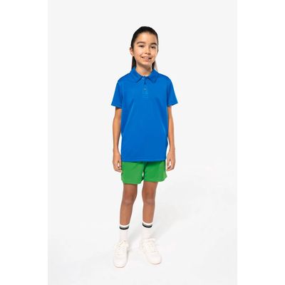 Polo deportivo manga corta infantil
