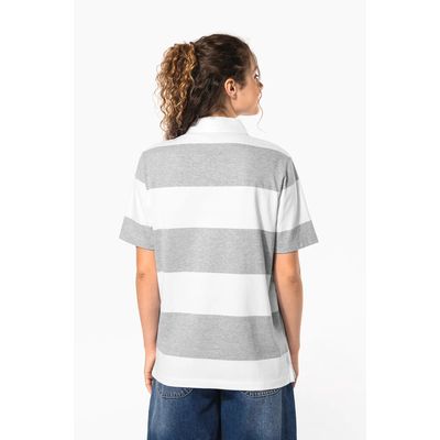 Polo algodón a rayas unisex