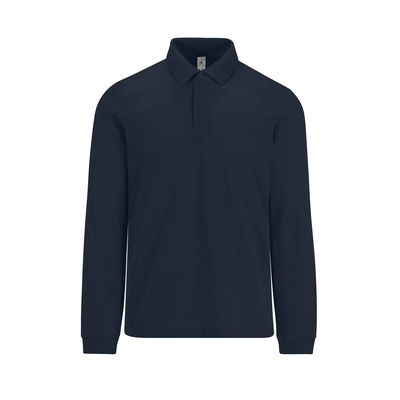 Polo manga larga hombre atemporal Navy 3Xl