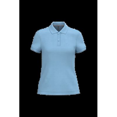 Polo manga corta mujer algodón Sky Blue 3Xl