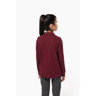 Polo manga larga infantil algodón
