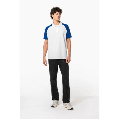 Polo baseball manga corta