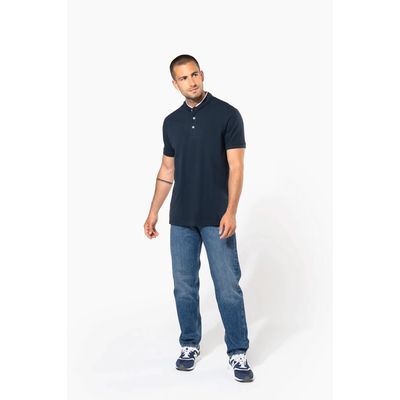 Polo cuello mao para hombre
