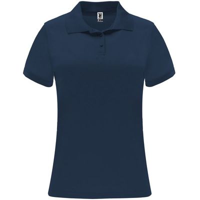 Polo técnico de manga corta para mujer Marino Xl