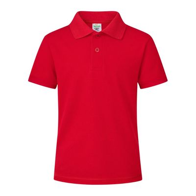 Polo Piqué Niño 180g/m2 Roj M