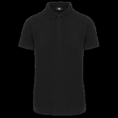 Polo con botones a presión Black Xs