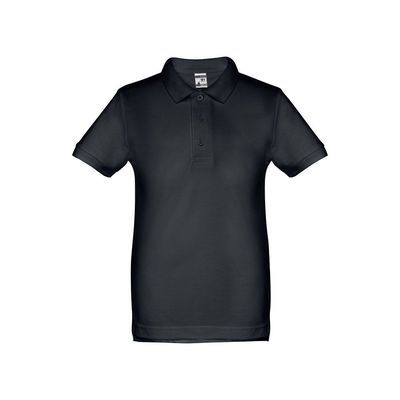 Polo infantil unisex de algodón