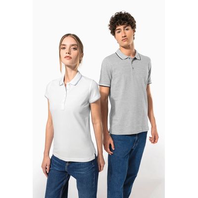 Polo mujer algodón con 5 botones