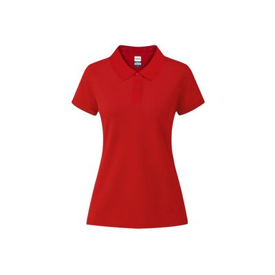 Polo Mujer Algodón Piqué Roj L