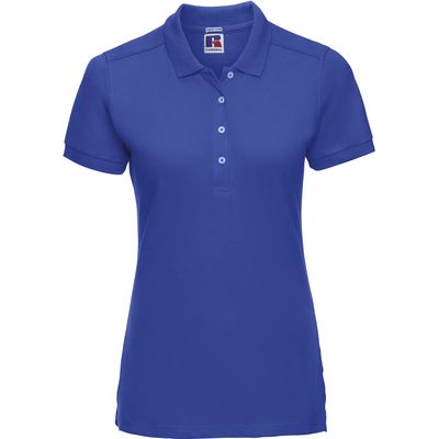 Polo básico para mujer Azure Blue M