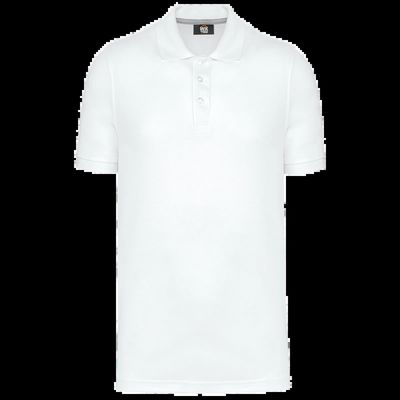 Polo Antibacteriano Hombre uso profesional White L