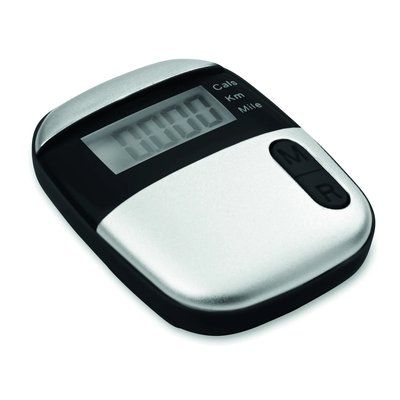 Podómetro contador de Kms y Cal con clip