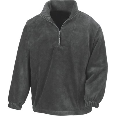 Polar poliéster con cremallera Oxford Grey Xs