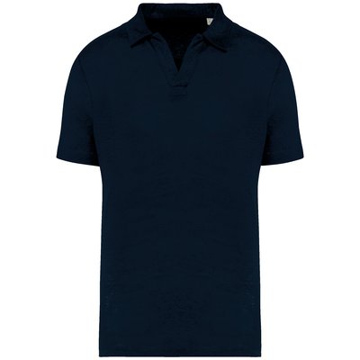 Polo 100% lino hombre Navy Blue 3XL