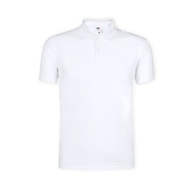 Polo Adulto Blanco 100% Algodón