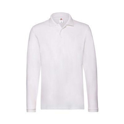 Polo Adulto Manga Larga 180g/m2 Bla Xl