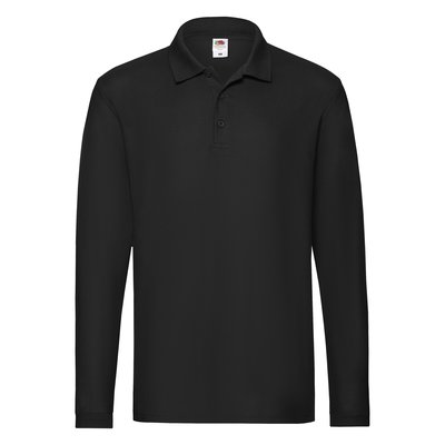 Polo Adulto Manga Larga 180g/m2 Neg M