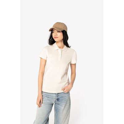 Polo ajustado de chica de algodón orgánico