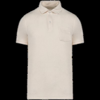 Polo ajustado eco hombre Ivory S