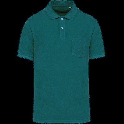 Polo ajustado eco hombre Peacock Green S