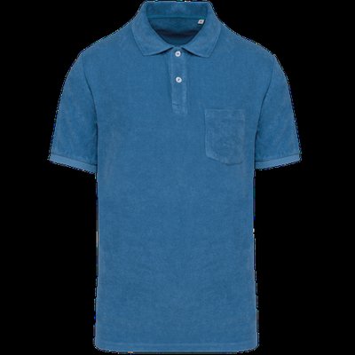 Polo ajustado eco hombre Riviera Blue L