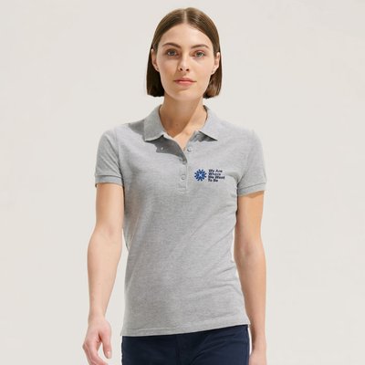 Polo Ajustado Mujer 210g Algodón