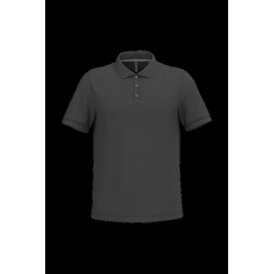 Polo de algodón manga corta para hombre Dark Grey 4Xl