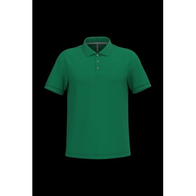 Polo de algodón manga corta para hombre Kelly Green M