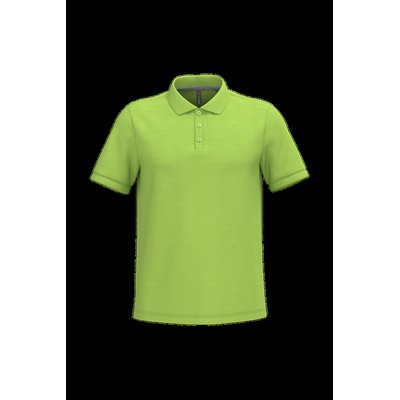 Polo de algodón manga corta para hombre Lime 4Xl