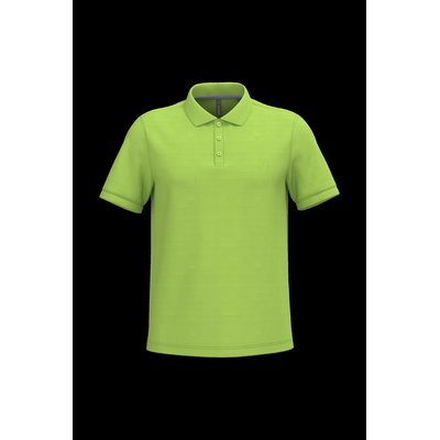 Polo de algodón manga corta para hombre Lime M