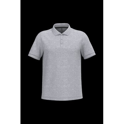 Polo de algodón manga corta para hombre Oxford Grey Xxl