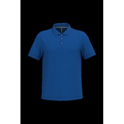 Polo de algodón manga corta para hombre Royal Blue 4Xl
