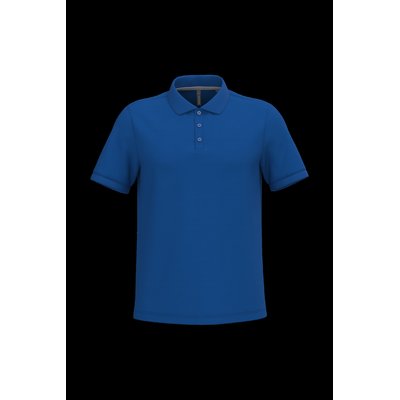 Polo de algodón manga corta para hombre Royal Blue S