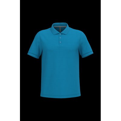 Polo de algodón manga corta para hombre Tropical Blue S