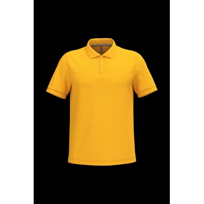 Polo de algodón manga corta para hombre Yellow Xxl