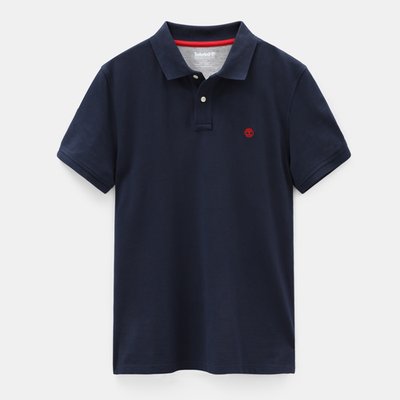 Polo de algodón orgánico Dark Sapphire S