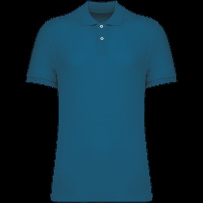 Polo algodón orgánico para hombre Blue Sapphire M