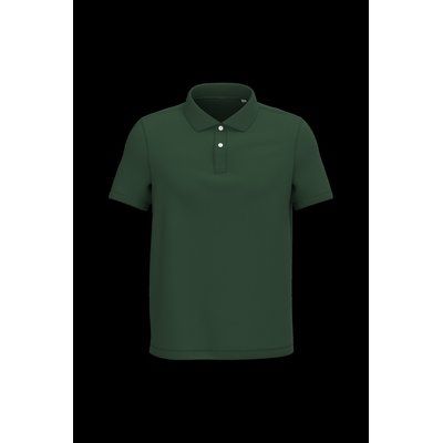 Polo algodón orgánico para hombre Forest Green S
