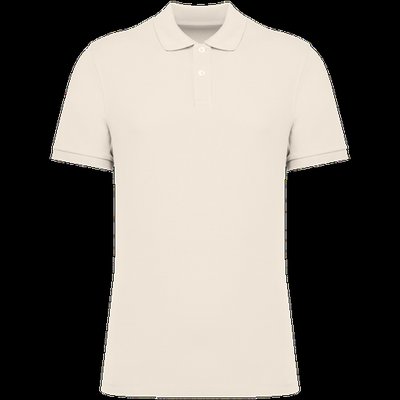 Polo algodón orgánico para hombre Ivory L