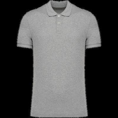 Polo algodón orgánico para hombre Moon Grey Heather S
