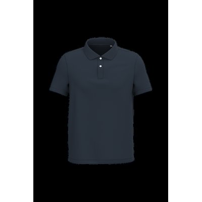 Polo algodón orgánico para hombre Navy Blue 4Xl